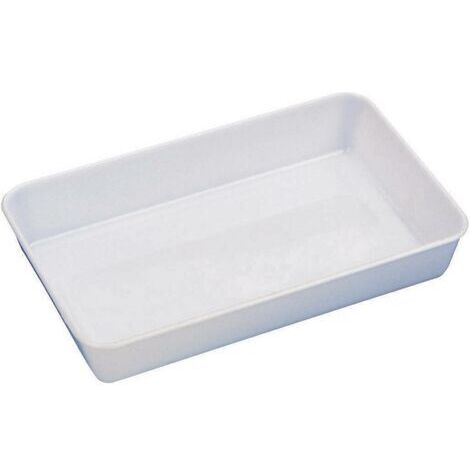 Bac blanc 205X130X34 Mm S27514 (1/4)