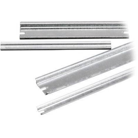 RAIL DIN 35 (L X L X H) 160 X 35 X 7.5 MM ACIER ZINGUÉ FIBOX EKV 12 3770647 (1/2)