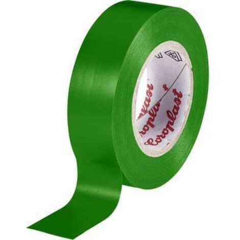 Coroplast 302-10-19GN Ruban isolant vert 19 mm x 10 m (1/2)
