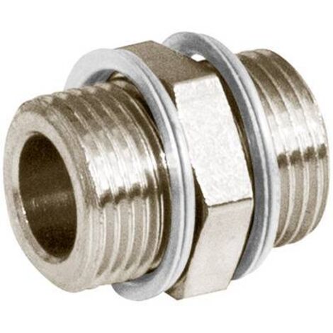 RACCORD BSP MAMELON DOUBLE FILETAGE NORGREN 160201818 (1/2)