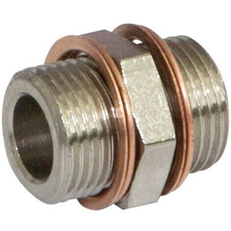 RACCORD BSP MAMELON DOUBLE FILETAGE NORGREN 160204848 (1/2)