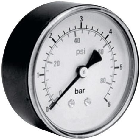 MANOMÈTRE 0 À 16 BAR SYSTÈME DE VISSAGE À L'ARRIÈRE (Ø) 63 MM CONNEXION G1/4 ICH 306.63.16 (1/2)