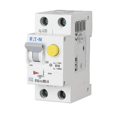 DISJONCTEUR DIFFÉRENTIEL/DISJONCTEUR DE PROTECTION EATON 236948 2 PÔLES 16 A 0.03 A 240 V/AC (1/3)