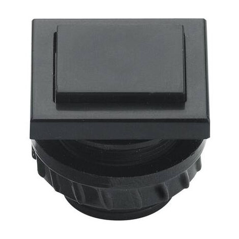 BOUTON DE SONNETTE SIMPLE GROTHE 61045 NOIR 12 V/1,5 A (1/2)