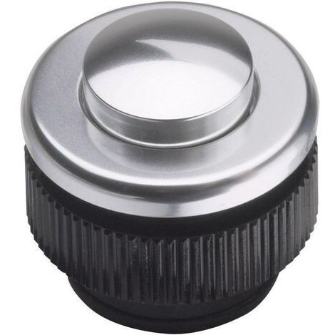BOUTON DE SONNETTE SIMPLE GROTHE 62032 ALUMINIUM 12 V/1,5 A (1/3)