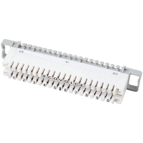 BLOC LSA SÉRIE 2 EFB ELEKTRONIK 46005.1F BORNE DE SÉPARATION 2/10, AVEC CODE COULEUR 10 PAIRES CONDITIONNEMENT: 1 PC(S) (1/2)
