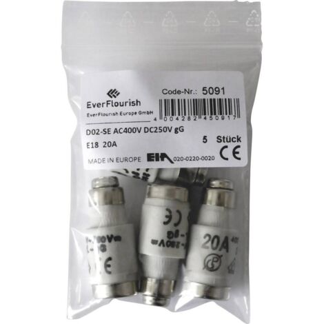 Lot De 5 Fusibles Mega 48V - 60A à 300A, 70V Max, Pour Onduleurs, Convertisseurs, Batteries