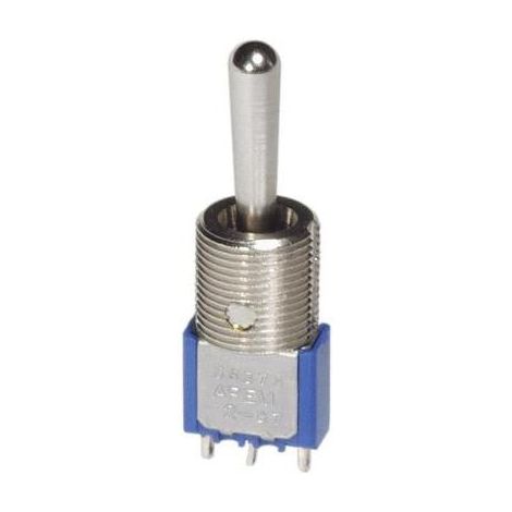 INTERRUPTEUR À LEVIER APEM 5647MA 250 V/AC 3 A 2 X (ON)/OFF/(ON) MOMENTANÉ/0/MOMENTANÉ 1 PC(S) (1/2)