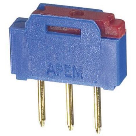 INTERRUPTEUR À GLISSIÈRE APEM NK236 12 V/AC 0.5 A 1 X ON/ON 1 PC(S) (1/2)