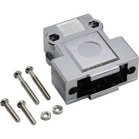 Capot SUB-D 25 pôles BKL Electronic 10120249 plastique, métallisé 180 ° argent 1 pc(s) D98735 (1/2)