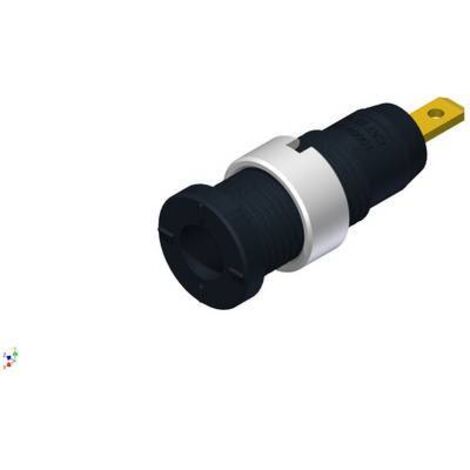 DOUILLE BANANE Ø DE LA BROCHE: 2 MM SKS HIRSCHMANN MSEB 2610 F 2,8 AU 975455700 NOIR 1 PC(S) (1/2)