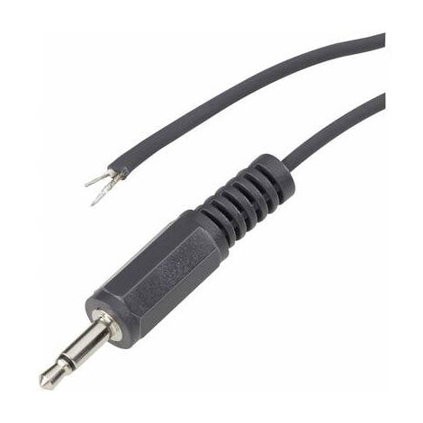 Jack 2.5 mm mâle, droit BKL Electronic 1101051 Nombre de pôles: 3 stéréo noir 1 pc(s) D21543 (1/3)
