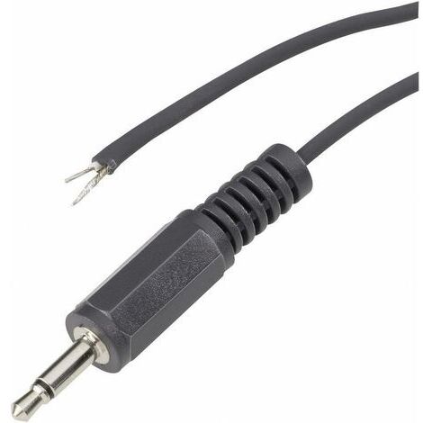 JACK 3.5 MM MÂLE, DROIT BKL ELECTRONIC 1101048 NOMBRE DE PÔLES (NUM): 2 MONO NOIR 1 PC(S) (1/3)