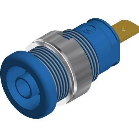 DOUILLE BANANE DE SÉCURITÉ Ø DE LA BROCHE: 4 MM SKS HIRSCHMANN SEB 2610 F4,8 972355102 BLEU 1 PC(S) (1/4)