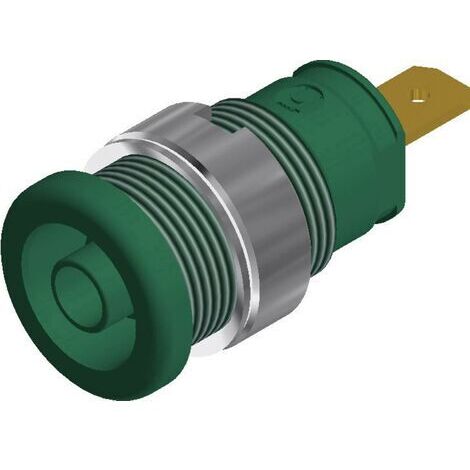 DOUILLE BANANE DE SÉCURITÉ Ø DE LA BROCHE: 4 MM SKS HIRSCHMANN SEB 2610 F4,8 972355104 VERT 1 PC(S) (1/5)