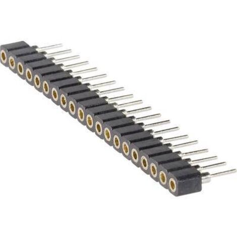 BKL ELECTRONIC BARRETTE FEMELLE (DE PRÉCISION) NBR DE RANGÉES: 1 NOMBRE DE PÔLES PAR RANGÉE: 20 10120700 1 PC(S) (1/2)