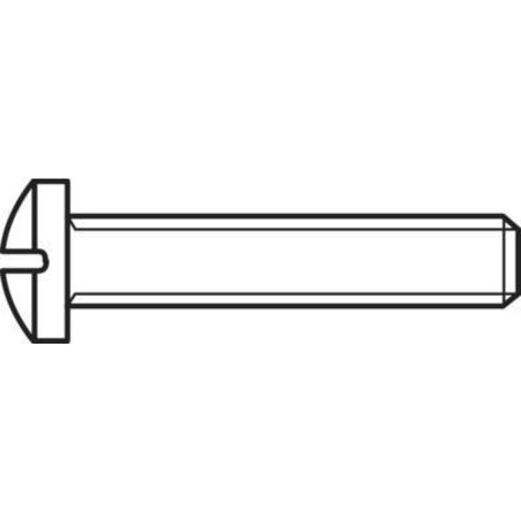 Vis à tête bombée TOOLCRAFT 815381 100 pc(s) M3 16 mm tête bombée cruciforme acier N/A C93269 (1/2)