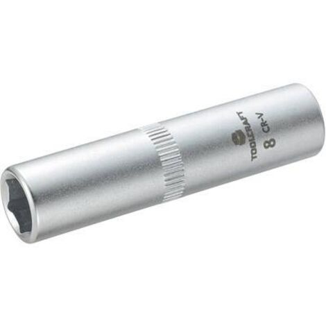 DOUILLE 6,3 MM (1/4'') TOOLCRAFT 816097 1/4'' (6.3 MM) 8 MM 8 MM LONGUEUR 50 MM (1/2)