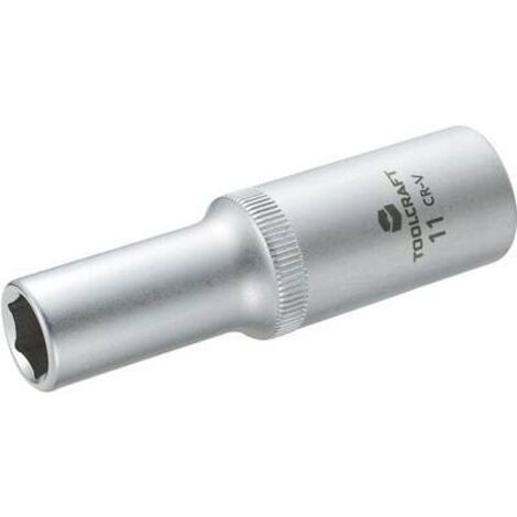DOUILLE 12,5 MM (1/2'') TOOLCRAFT 816174 1/2'' (12.5 MM) 11 MM 11 MM LONGUEUR 77 MM (1/2)