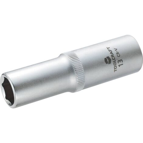 DOUILLE 12,5 MM (1/2'') TOOLCRAFT 816176 1/2'' (12.5 MM) 13 MM 13 MM LONGUEUR 77 MM (1/2)