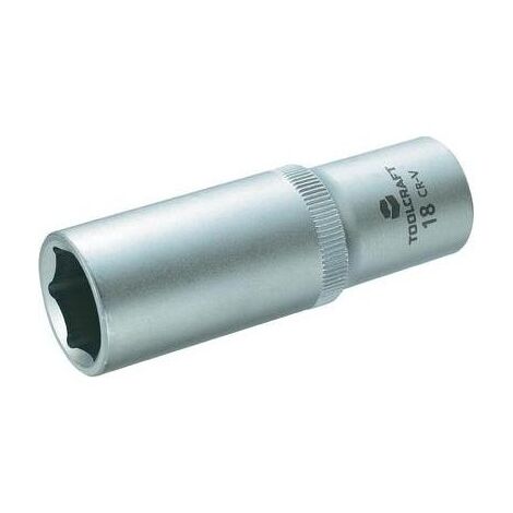 DOUILLE 12,5 MM (1/2'') TOOLCRAFT 816183 1/2'' (12.5 MM) 18 MM 18 MM LONGUEUR 77 MM (1/3)