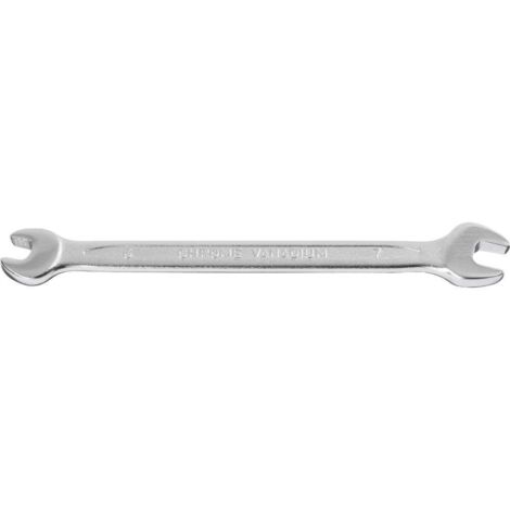 TOOLCRAFT 820840 Clé à fourche double Ouverture de clé (métrique) 6 - 7 mm (1/2)