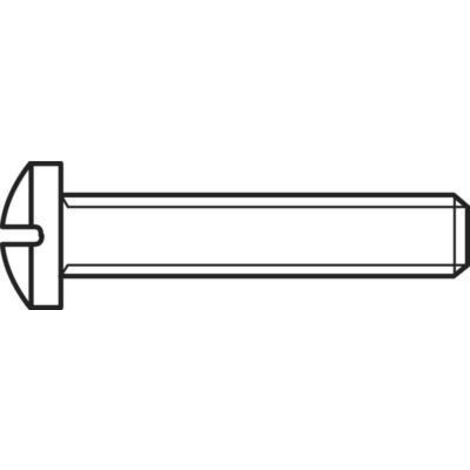 Vis à tête bombée TOOLCRAFT 827129 100 pc(s) M2 10 mm tête bombée cruciforme acier N/A C54950 (1/2)