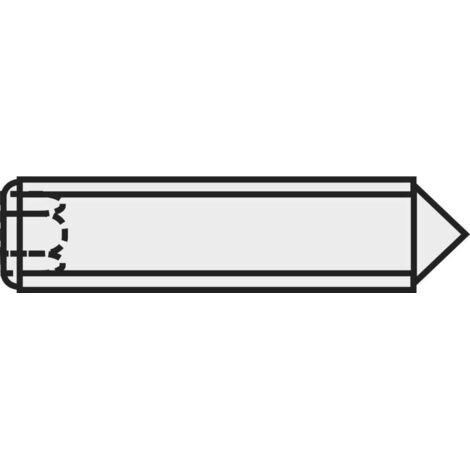 TOOLCRAFT 839846 Vis sans tête M2.5 5 mm acier 20 pc(s) C20618 (1/3)