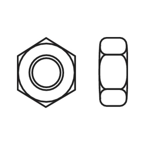 ÉCROUS HEXAGONAUX TOOLCRAFT 888119 DIN 934 M4 10 PC(S) (1/5)