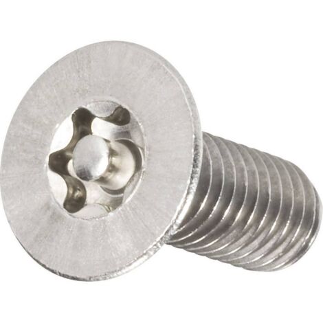 TOOLCRAFT 888817 Vis à tête fraisée M5 25 mm profil en Torx avec téton acier inoxydable A2 10 pc(s) C66694 (1/2)
