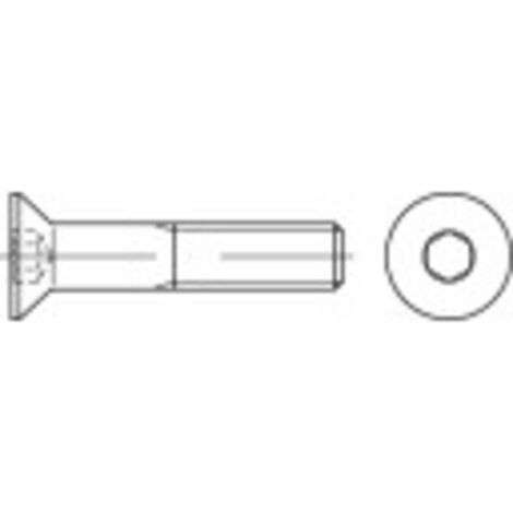 VIS À TÊTE FRAISÉE TOOLCRAFT 401635 100 PC(S) M3 30 MM TÊTE FRAISÉE 6 PANS INTÉRIEURS ACIER INOXYDABLE DIN 7991 (1/2)