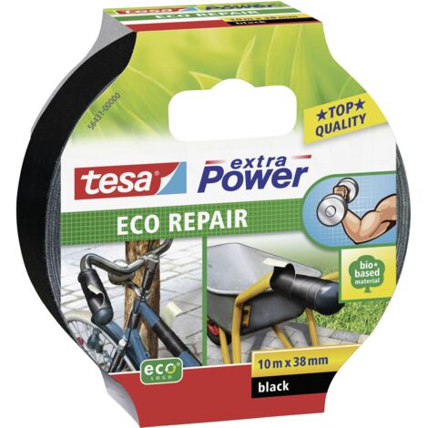 RUBAN ADHÉSIF TOILÉ TESA® EXTRA POWER TESA 56431-00000-00 NOIR (L X L) 10 M X 38 MM CAOUTCHOUC 1 PC(S)