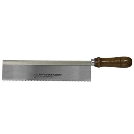 Scie à bois droite 250mm – Pour bois dur et teck – Coupe précise sans éclat – Manche en bois ergonomique – Kirschen (1/3)