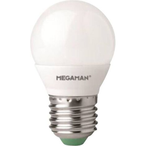 AMPOULE LED UNICOLORE E27 MEGAMAN LG2605.5 E27 2800K 5.5 W BLANC CHAUD 2800 K FORME SPHÉRIQUE 1 PC(S) (1/2)