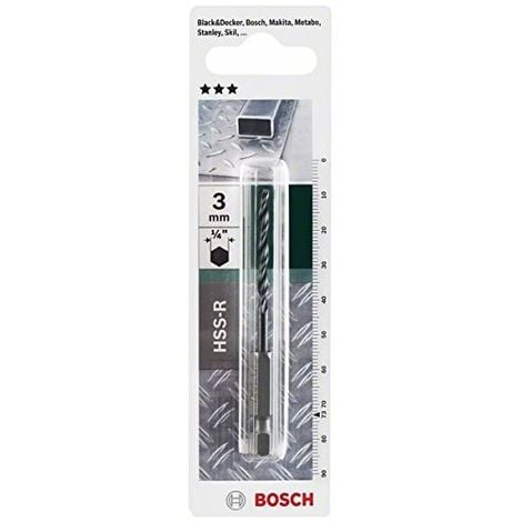 Bosch Accessories 2608577155 HSS Foret pour le métal 2 mm Longueur
