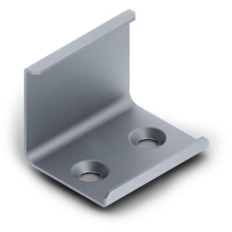 SUPPORT DE MONTAGE POUR PROFILÉ POUR RUBAN LED ALU-45 - ACIER À RESSORT - ARGENT VELLEMAN MC-D2 (1/3)