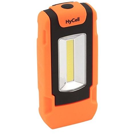 ANSMANN 1600-0127 HYCELL COB LAMPE D'ATELIER FLEXIBLE LED PLASTIQUE ORANGE (1/5)