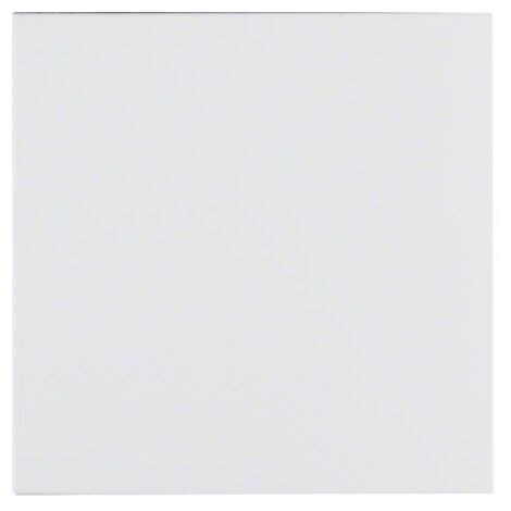 HAGER  TOUCHE SIMPLE AM SANS B BLANC POLAIRE MAT (1/2)