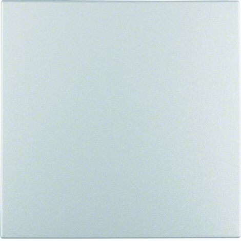 HAGER B1 TOUCHE SANS LENTILLE POUR MÉCANISME SIMPLE ALUMINIUM (1/2)