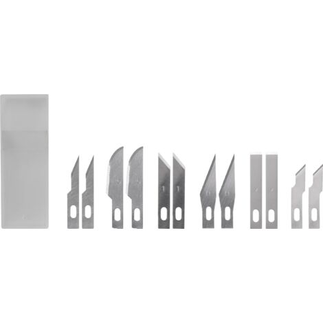 JEU DE LAMES DE SCALPEL, 12 PIÈCES TOOLCRAFT 960101C006 (1/5)