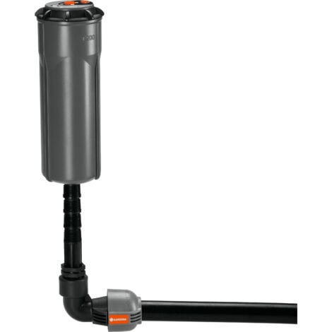 GARDENA 278420 COUDE D'ARROSAGE ENTERRÉ 25 MM FILETAGE 3/4'' FEMELLE, ORANGE