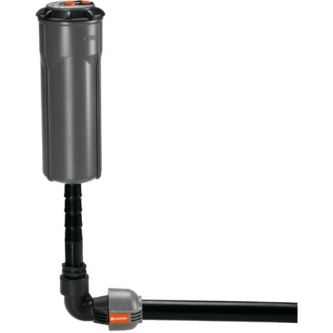 GARDENA 278420 COUDE D'ARROSAGE ENTERRÉ 25 MM FILETAGE 3/4'' FEMELLE, ORANGE