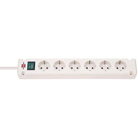 BRENNENSTUHL COMFORT-LINE BREMOUNTA MULTIPRISE 6FACH BLANC 3M AVEC SCHALTER DE 1150650326