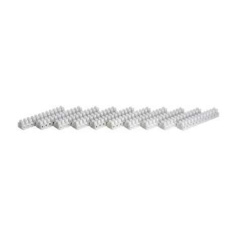 BORNIER DOMINO FLEXIBLE : 0,5-1,5 MM² RIGIDE : 0,5-1,5 MM² NOMBRE DE PÔLES : 12 523690 10 PIÈCES BLANC TRU COMPONENTS (1/2)