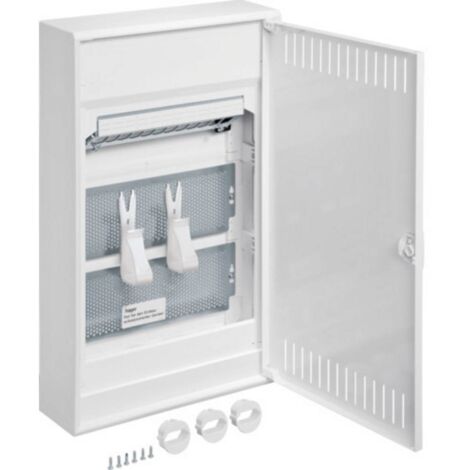 HAGER AP-KLEINVERTEILER, VOLTA 3-REIHIG VA36NW (1/2)