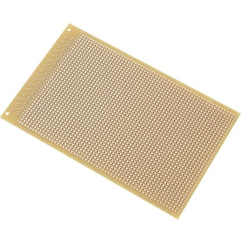 TRU COMPONENTS SU527466 Platine Euro Bakélite (L x l) 16 cm x 10 cm 35 µm Pas 2.54 mm Contenu 1 pc(s) (1/3)