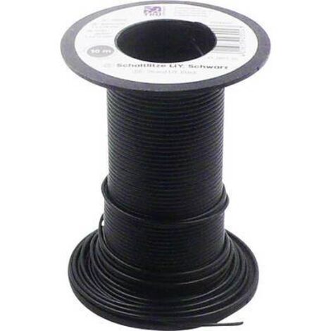 FIL DE CÂBLAGE LIY TRU COMPONENTS 1566830 1 X 0.14 MM² NOIR 10 M (1/2)