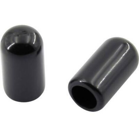BOUCHON D'EXTRÉMITÉ NON RÉTRACTABLE TRU COMPONENTS TC-EP-0412203 1592745 NOIR 100 PC(S) (1/2)