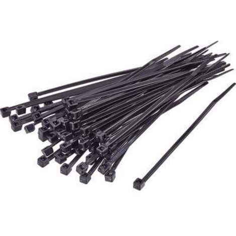SERRE-CÂBLES 200 MM X 2.5 MM NOIR TRU COMPONENTS TC-CVR200MBK203 1592801 CRANTAGE INTÉRIEUR 100 PC(S) (1/2)