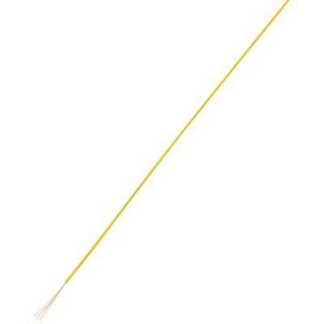 TRU COMPONENTS 1571569 Fil de câblage LiFY 1 x 0.05 mm² jaune 10 m S493801 (1/2)